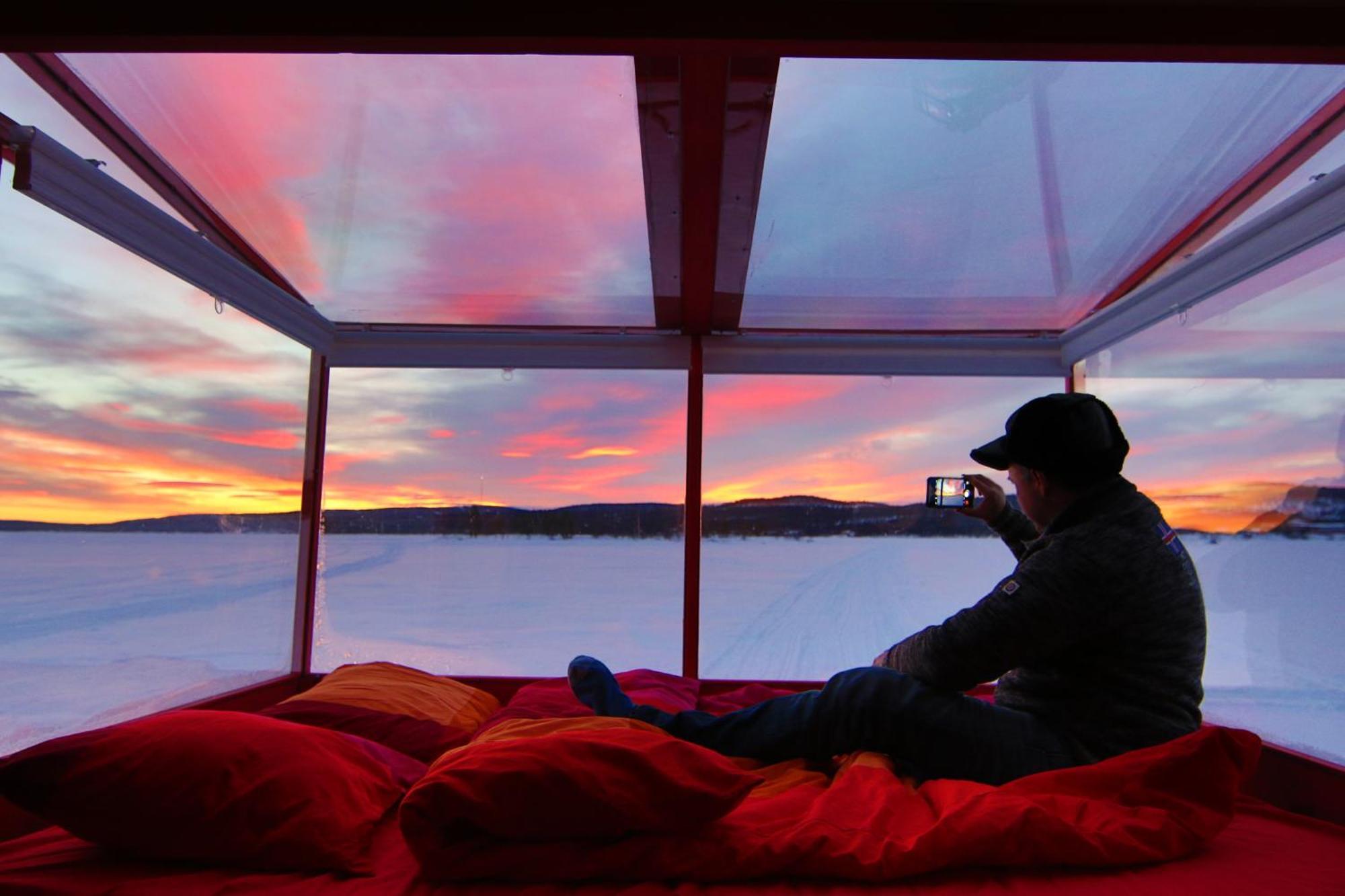 Lake Inari Mobile Cabins Rom bilde